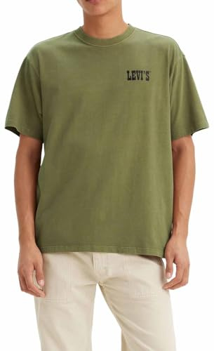 Levi's Men's Vintage Fit Graphic Tee T-Shirt, Archival Mountaineer Capulet Olive, L