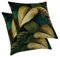 ggaimwf 2er-Set Leinen Weiches Blatt Kissenbezüge Grün Gelb Blätter Vintage Modern Dekorativ im Freien Quadrat Wurfkissenbezüge für Männer Frauen Kinder Sofa Bett Wohnzimmer Kissenbezüge 60x60cm