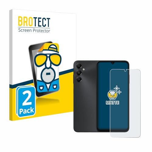BROTECT Schutzfolie für Samsung Galaxy A05s | 2 Stück Entspiegelnder Displayschutz Made in Germany Matte Displayschutz-Folie Anti-Reflex Anti-Fingerprint Einfache Montage