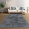 Taracarpet Weicher Kurzflor Designer Teppich in Hasenfell-Optik Supersoft ideal fürs Wohnzimmer Schlafzimmer und Kinderzimmer Welle anthrazit 060x100 cm