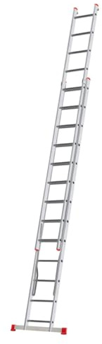 XTRA - Escalera transformable de aluminio (2 planos, 13 peldaños