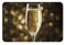 MMSJSBVY Champagner-Fußmatte, langlebig, rutschfest, Flanell-Fußmatte für Küche, Badezimmer, Waschküche, Wohnzimmer, Terrasse usw., 40,6 x 61 cm