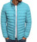 UHouse Winterjacke Herren Steppjacke ohne Kapuze Leichte Daunenjacke Wandern Übergangsjacke Herbst Winter Jacke Bequeme Softshelljacke Outdoor Puffer Jacken Einfarbig Baumwolle Bomberjacke Mintgrün XL