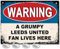Leeds United Gifts for Men - or Boys Funny LUFC Football Grumpy Fan Lives Here Metallschild, Herren-Metallposter für Väter, FC, Männerhöhle oder Hausbar