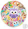 Eule Aufkleber, 50 Stück Tiere Sticker Set, Lebendige Eulen Aufkleber, Cute Cartoon Sticker, Wasserdicht Vinyl Aufkleber, Für Laptop, Skateboard, Scrapbook, Trinkflasche, Handy, Tagebuch