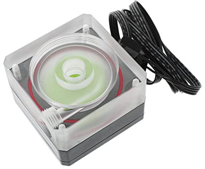 Lurrose Water Cooling Pump and Liquid Cooler for Pc, Pwm Support, 500l/h Flow Rate, G1/4 Thread, Computer Water Cooling Kit for Gaming and High-performance Cpus