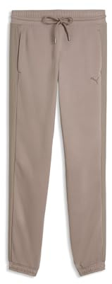 PUMA Damen HER High-Waist-Jogginghose M, Sandstone Beige