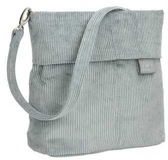 Zwei Damen Handtasche Mademoiselle.M M8 Crossbody Bag 3 L Umhängetasche aus Kunstleder mit Geheimfach & Hauptfach mit Reißverschluss, inkl. kurzem & langen abnehmbaren Schultergurt (cord-sage)
