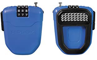 Hiplok Unisex – Erwachsene FX Kabelschloss, Cyan, 100cm Schließumfang, FX1CY