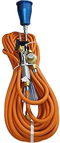 Pack TITANE Composé d'1 Brûleur Réf. 150T + 1 Col Réf. L400 + 1 Manche à Gâchette Tout Métal Réf. 640 à Raccord Tournant + 20 m de Tuyau Réf. 963/20S + 1 Détendeur 4 bars Réf. 684 - EXPRESS