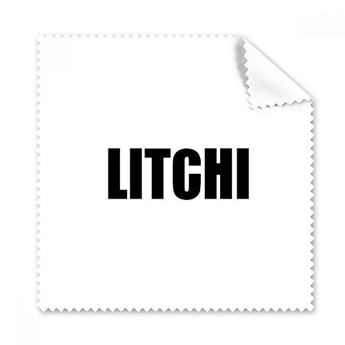 DIYthinker Litchi Obst Bezeichnung Lebensmittel Gläser Tuch Reinigungstuch Telefon Schirm-Reinigungsmittel 5pcs Geschenk