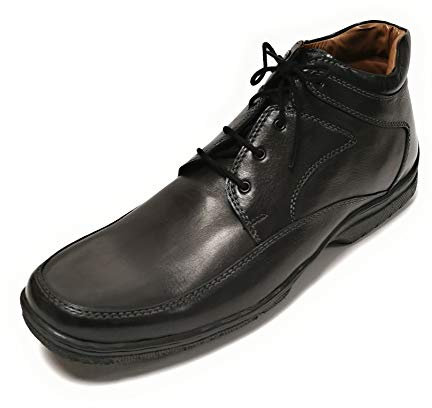 Manz LEDs Ago Caldo H 4553-0 Herren Schuhe Schnürhalbschuhe Laufsohle TR Schwarz (46 EU)