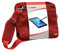 Navitech Sac de Transport Rouge Ordinateur Portable/Notebook/Tablette Compatible avec VTech Lil' Speller Phonics Station