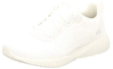Skechers BOBs Sport BOBS Squad Tough Talk Sneakers Wide FIT Damen Weiß, Schuhgröße:40 EU