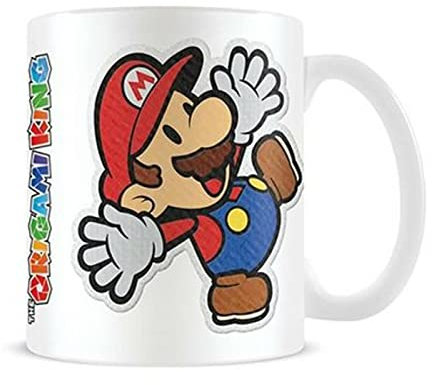 Super Mario RD-RS660676 Taza, 11 Fluid_Ounces, Acrylic, Blanco