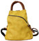 irisaa Damen Rucksack Daypack Tasche Umhänge Tasche Schulrucksack Schultertasche für Frauen und Mädchen, Damen Tasche:Gelb