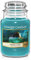 Yankee Candle Moonlit Cove, eine versteckte Bucht, das Mondlicht spiegelt sich im Wasser, Zitronenduft, Ingwer, Türkis, Brenndauer 110-115 Stunden, Groß, 1630410E