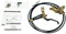 DHR EVO MTB-Bremse – linker Hebel – 1900 mm Schlauch – Gold