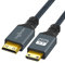 Twozoh Mini HDMI Cable, (C Type) Mini HDMI Male Cable, HDMI Mini Male Cord support 3D 4K/1080P (30CM)