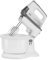 Teesa Handmixer mit Drehschale Leistung 500W TSA3548 5 Stufen Drehzahlregelung Turbo-Funktion, Weiß