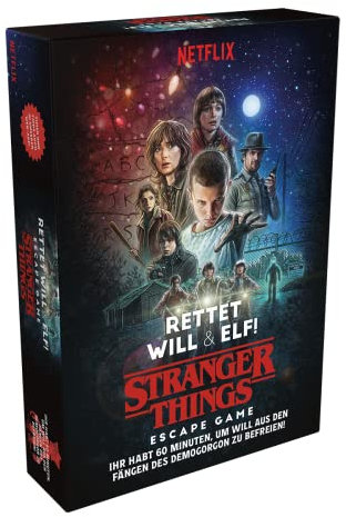 Larousse, Stranger Things: Rettet Will und Elf!, Familienspiel, Rätselspiel |2-8 Spieler, Ab 14+ Jahren, 60 Minuten, Deutsch