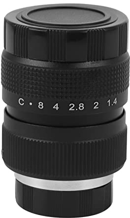 Doumneou Tv-Objektiv/CCTV-Objektiv Für C-Mount-Kamera 25Mm F1.4 In Schwarz