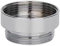 XNTONG Adattatore Rubinetto, Raccordo per Rubinetto in Ottone Cromato, Aeratore Rubinetto da 24mm Femmina a 22mm Maschio, per Aeratore Rubinetto Cucina e Bagno (F24-M22)
