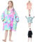 MOKANI ÜBergroßE Hoodie Decke Kinder mit äRmel Tragbare Kapuzenpullover, Super Weich Warmes Bequeme Sweatshirt mit Tasche füR Junge MäDchen, Flanell, Sky