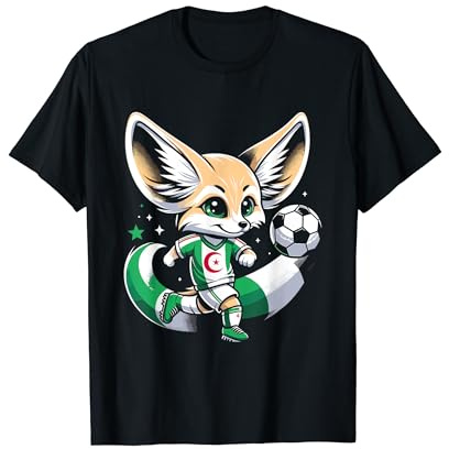 Algérie Maillot Fennec Algerien Supporter Football Cadeau T-Shirt