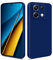 HSP Coque pour Xiaomi Poco X6 5G [Anti-poussière] étui de Protection en Silicone TPU Premium | Résistant aux Chocs | Protecteur d'écran et de caméra | Housse Ajustement Parfait Mat | Bleu
