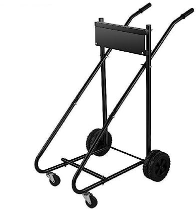 Support de moteur hors-bord chariot de transport de moteur de bateau Portable capacité de poids de 350 lb avec 6 roues appliquées à diverses occasions Utilisé dans divers scénarios d'utilisation