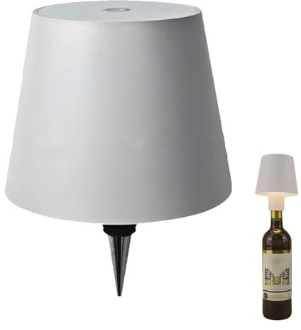 Pridola Wireless Bottle Lamp, 3 Color Stepless Dimming Pridola Bottle Lights, RGB Breathing Light Mode Touch Portable Cordless Table Lamp for Bar Party Dinner