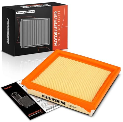 Frankberg 1x Filtro aria Inserto filtro Benzina Compatibile con Cube Z11 Micra C+C III K12 Micra II K11 Micra III K12 Note E11 NE11 Replace# 16546-0U800