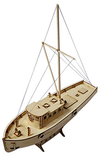 CAIONPLE Schiffs Modell DIY Kits Segel Boot 1:50 Skala Dekoration Spielzeug Geschenk