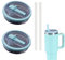 2 PCS Stanley Cup Lids, 40 OZ Replacement Bottle Covers - Spill Proof & Splash Resistant Drinks Cup Accessory Compatible with Stanley Tumbler and Other Hot (Blue)
