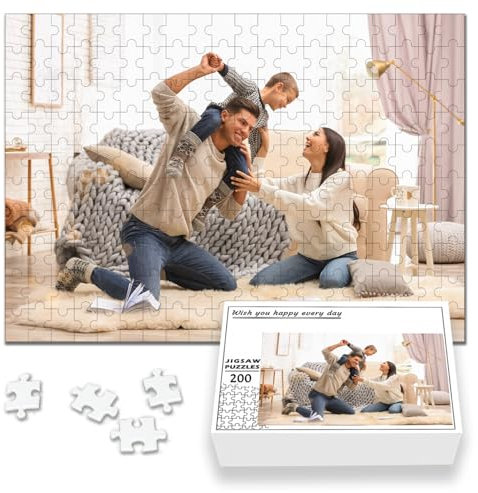 Xtuleath Personalised Puzzle - Modern Style, 35 Pieces, UV Printed, All Ages, 15x10cm