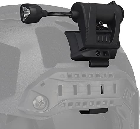 KOBONA Airsoft-Helmlicht, 3 Modi, Helm-Taschenlampe, Nylon, energiesparend, für Jagd, Camping, Airsoft-Ausrüstung