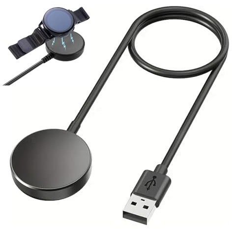 Cerioll Smartwatch Ladekabel, Ladegerät Kompatibel mit Samsung Galaxy Watch 4/4 Classic/3/Active 2/Active 1, Magnetisches USB Kabel Aufladekabel für Galaxy SM-R500 SM-R830 SM-R820 SM-R840 SM-R850