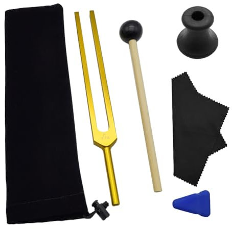 Giwnhvx F 174 HZ Stimmgabel-Set Stimmgabel Zur Chakra-Heilung, Klangtherapie, Um Körper, Geist und Seele in Perfekter Harmonie zu Halten, 1 SET