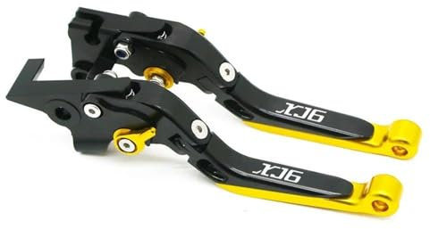 Motorrad Bremsen Kupplungshebel Einstellbar Für Yamaha XJ6 / N XJ6 Diversion 2009-2020 2019 Aluminiumlegierung Bremse Kupplung Griffe Hebel Aluminiumlegierung(F)
