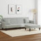Xichuzi 2-TLG. Sofagarnitur mit Kissen Hellgrau Samt, Loungesofa, Sofas & Couches, Relaxsofa, Couch für Wohnzimmer, 3216268
