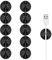 10 Kabelhalter Selbstklebend Schwarz,Halterung Vielzwecke Kabelführung,Cable Holder,Ladekabel Halterung,Kableclips,Hält 1 Kabel,für USB Ladekabel Netzkabel Audiokabel Schreibtisch Ladekabeln