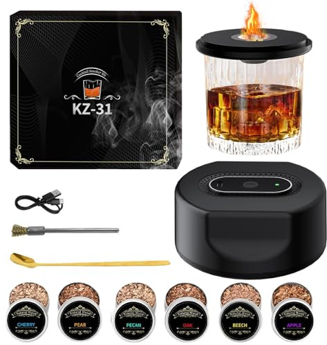 Electric Whiskey Smoker Set, für Geburtstage, Weihnachten, Jahrestage