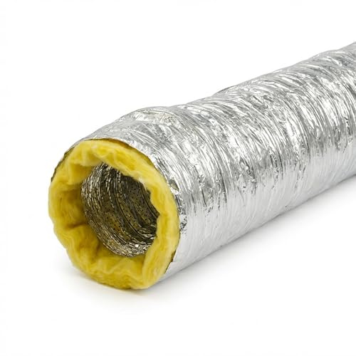 Easy Act Sonoconnect schallisolierter Schlauch Ø 150 mm, Länge 3 m, flexibler, gedämmter Lüftungsschlauch für geräuscharme Klima- und Lüftungssysteme