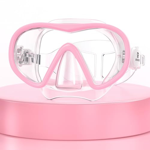 RIOROO Taucherbrille Erwachsene Teenager | Wasserdichte Tauchmaske Anti-Fog Anti-Leck aus Gehärtetem Glas, Schnorchelmaske für Herren Damen.
