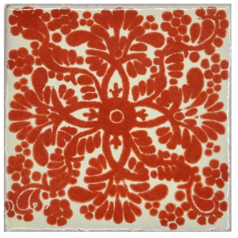 Tumia LAC Handgefertigte Mexikanische Talavera Fliesen Authentischer Stil Abri Keramikfliesen für Kunsthandwerk, Küchenrückwand, Wandfliesen und Heimwerker Projekte