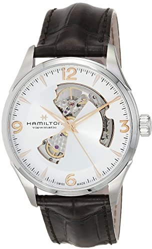 Hamilton Herren-Armbanduhr 42MM Armband Leder Braun AUTOMATIK Analog H32705551