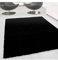 Carpettex Hochflor Teppich Wohnzimmer Einfarbig Design PRIME Shaggy Teppich Schwarz 60x110 cm - Langflor Teppich Schlafzimmer Flokati Teppich Flauschig Super Soft Küchenläufer Läufer Wohnzimmerteppich