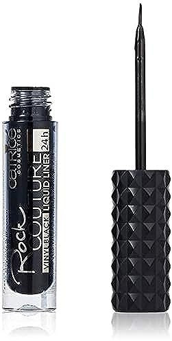 Eyeliner Líquido - Rock Couture Vinyl Black 24H 010 - Catrice