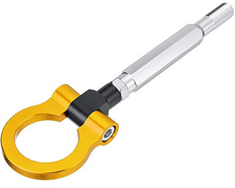 EsportsMJJ Alluminio Pista Da Corsa Sport Auto Anteriore Posteriore Gancio Traino Anello Per Subaru Wrx Sti Brz - Oro